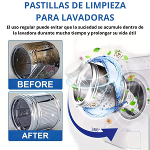 Pastillas de Limpieza para Lavadoras