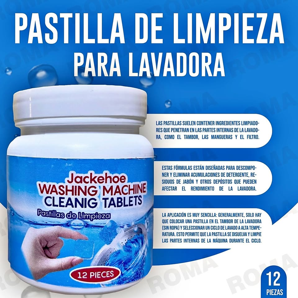 Pastillas de Limpieza para Lavadoras